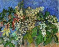 Floraison des branches de châtaignier Vincent van Gogh